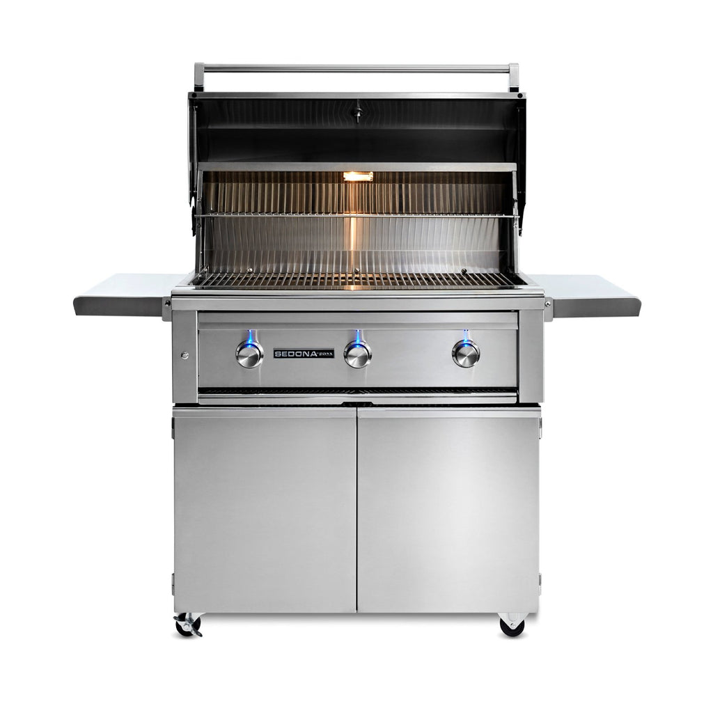 Sedona by Lynx 36-Inch Propane Gas Freestanding Grill - 3 Stainless Steel Burners - L600F-LP