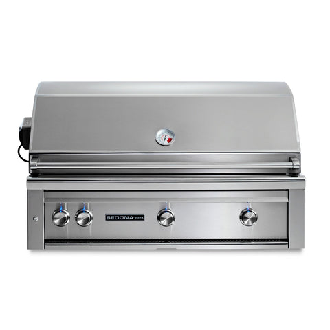Sedona by Lynx 42-Inch Natural Gas Built-In Grill - 3 Stainless Steel Burners, w/ Rotisserie - L700R-NG