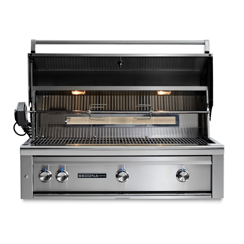 Sedona by Lynx 42-Inch Propane Gas Built-In Grill - 2 Stainless Steel Burners and 1 ProSear Burner, w/ Rotisserie - L700PSR-LP