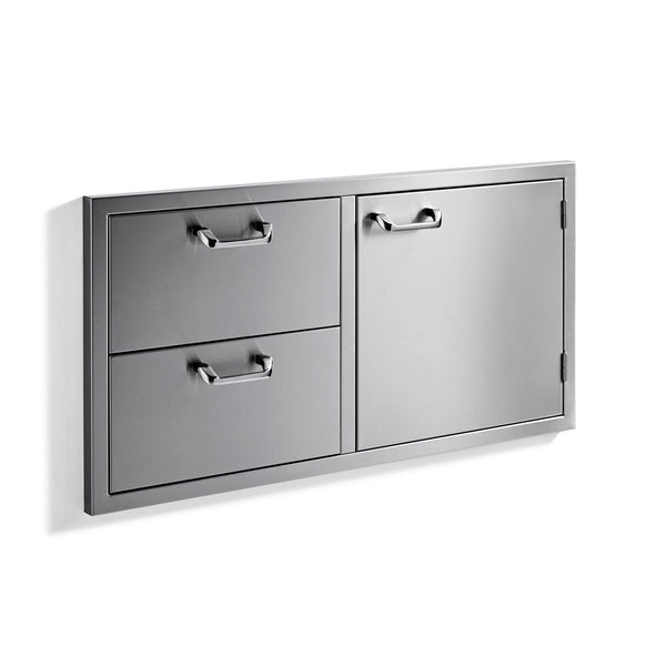Sedona by Lynx 42-Inch Storage Door and Double Drawer Combo - LSA742