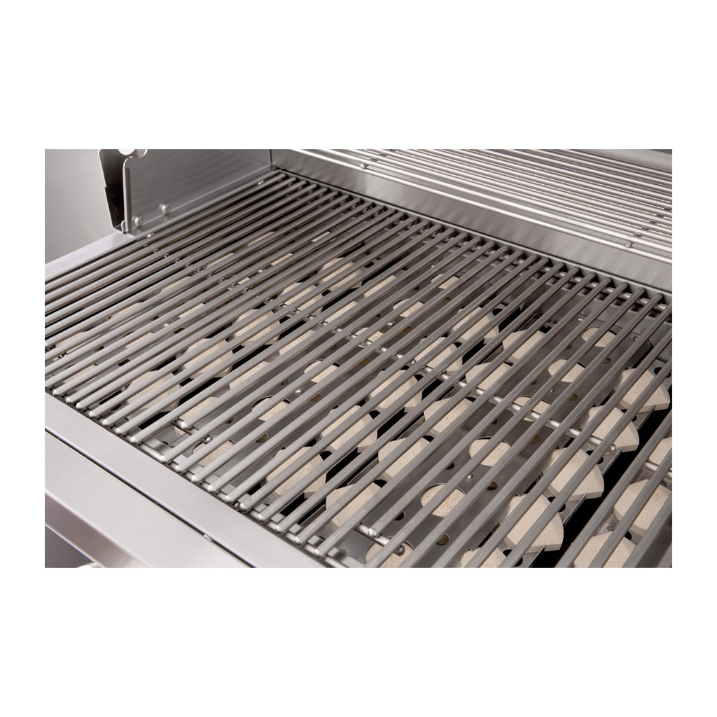 Summerset Sizzler 40-Inch Natural Gas Built-In Grill w/ 5 Burners and 1 Rear Infrared Rotisserie Burner (Rotisserie Kit NOT Included) - SIZ40-NG