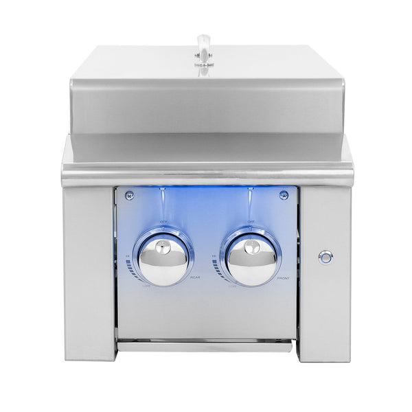 Summerset Alturi Propane Gas Built-In Double Side Burner w/ LED Illumination - ALTSB2-LP