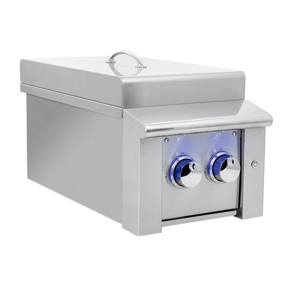 Summerset Alturi Natural Gas Built-In Double Side Burner w/ LED Illumination - ALTSB2-NG