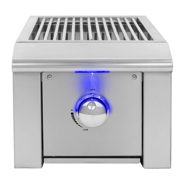 Summerset Alturi Propane Gas Built-In Single Sear Side Burner w/ LED Illumination - ALTSS-LP