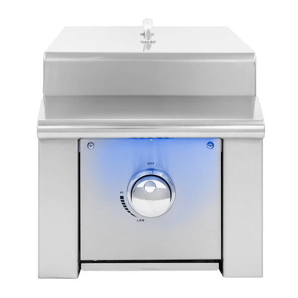 Summerset Alturi Propane Gas Built-In Single Sear Side Burner w/ LED Illumination - ALTSS-LP