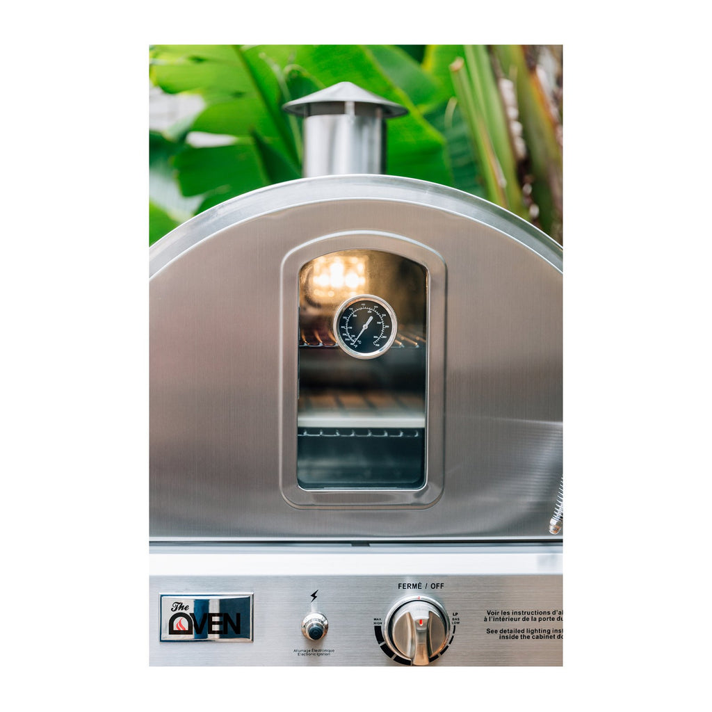 Summerset Natural Gas Built-In (Island Flange Kit Required) or Countertop Stainless Steel Outdoor Oven - SS-OVBI-NG