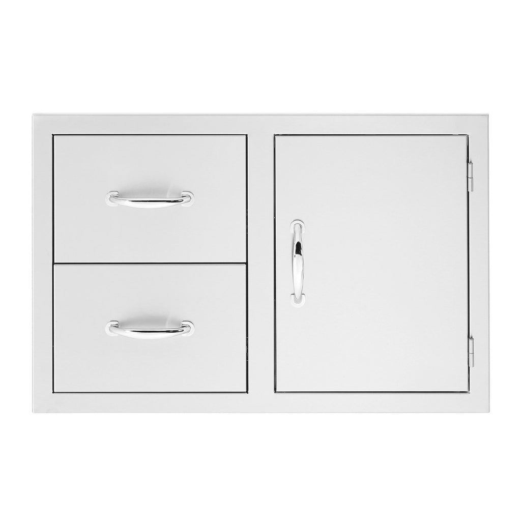 Summerset 33-Inch North American Stainless Steel 2-Drawer and Access Door Combo - SSDC2-33