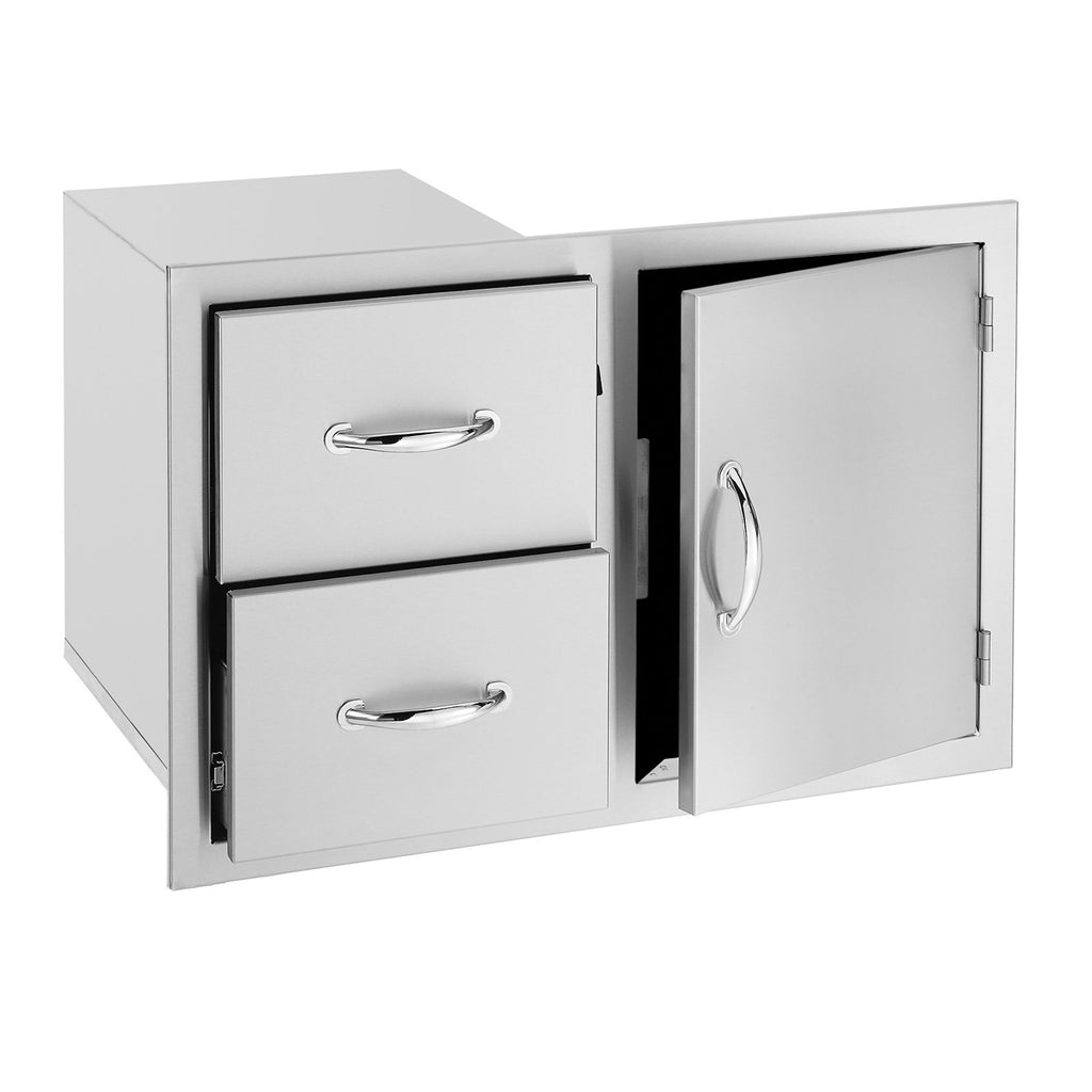 Summerset 42-Inch North American Stainless Steel 2-Drawer and Access Door Combo - SSDC2-42