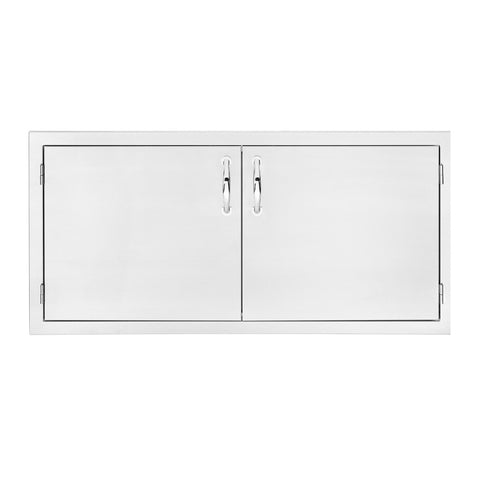 Summerset 45-Inch North American Stainless Steel Double Access Door w/ Masonry Frame Return - SSDD-45M