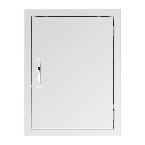 Summerset 20x27 North American Stainless Steel Vertical Access Door w/ Masonry Frame Return (Reversible Hinge) - SSDD-26