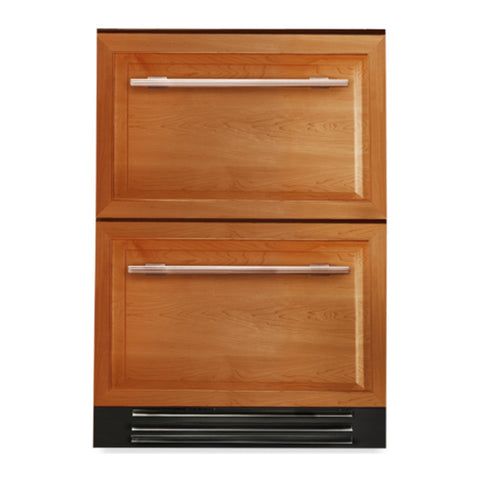 True 24-Inch ADA Height Refrigerated Drawers with Solid Panel Ready Drawer Fronts (Bin Dividers Not Included) - TURADA-24-D-A-O