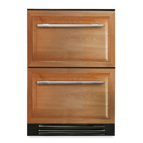 True 24-Inch Undercounter Refrigerated Drawers with Solid Panel Ready Drawer Fronts - TUR-24-D-OP-C