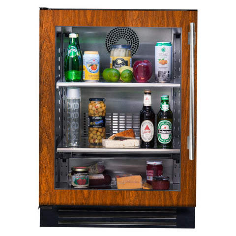 True 24-Inch ADA Height Refrigerator with Panel Ready Glass Door, 2 Black Wire Shelves (Left Hinge) - TURADA-24-LG-A-O