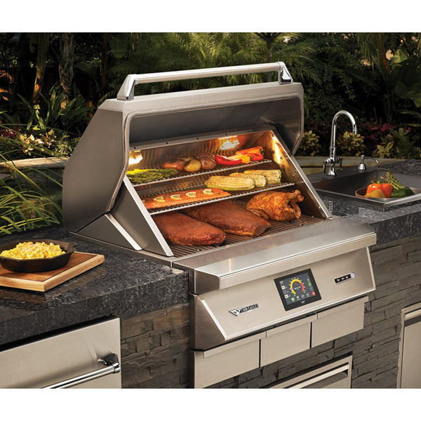 Twin Eagles 36-Inch Built-In Pellet Grill and Smoker w/ Wi-Fi Controller and Rotisserie - TEPG36R