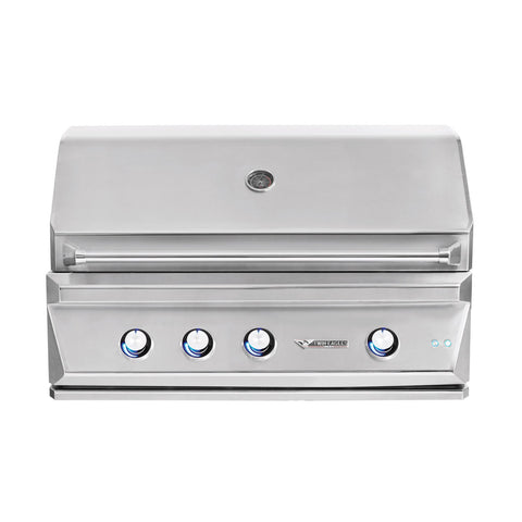 Twin Eagles 42-Inch Natural Gas Built-In Grill w/ Infrared Rotisserie and Sear Zone - TEBQ42RS-CN