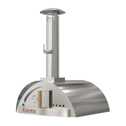 WPPO Karma 25-Inch Stainless Steel Wood Fired Pizza Oven - WKK-01S-304