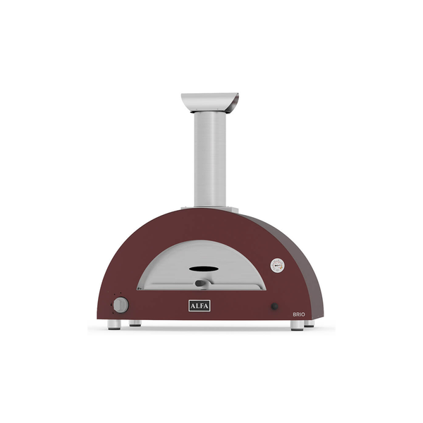 Alfa Brio 27-Inch Countertop Gas Fired Pizza Oven (Antique Red) - FXBRIO-GROA-U