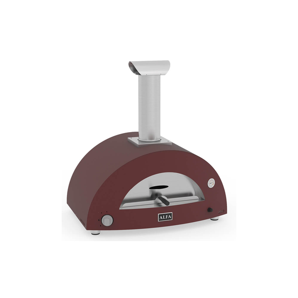 Alfa Brio 27-Inch Countertop Gas Fired Pizza Oven (Antique Red) - FXBRIO-GROA-U